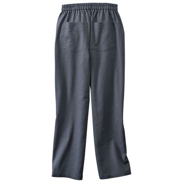 BELLUNA（ベルーナ）の「サッカー素材ゆったりシェフパンツ（ワイドパンツ・ガウチョ）」｜ヘリンボーン