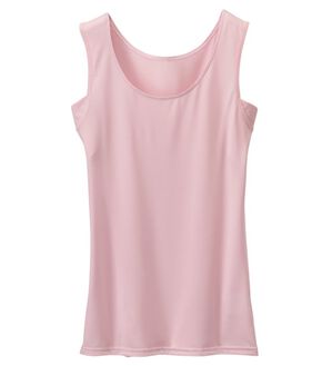 YU'NOW（ユナウ）の「ヒンヤリ冷感！汗取りパッド付クールシリーズ　タンクトップ（肌着・インナーウェア）」｜ピンク