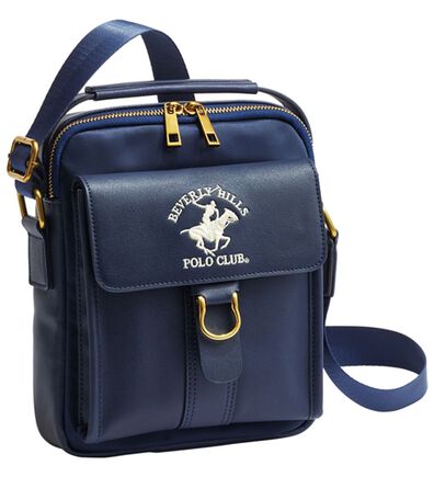 「＜ビバリーヒルズ・ポロクラブ＞縦型ショルダーバッグ（メンズショルダーバッグ）」