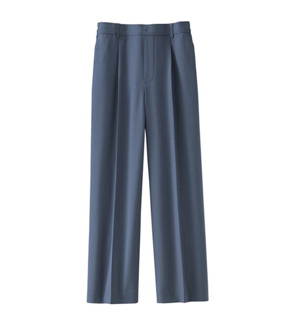 BELLUNA（ベルーナ）の「サラリ美脚見え！タック使いワイドパンツ（ワイドパンツ・ガウチョ）」｜詳細画像