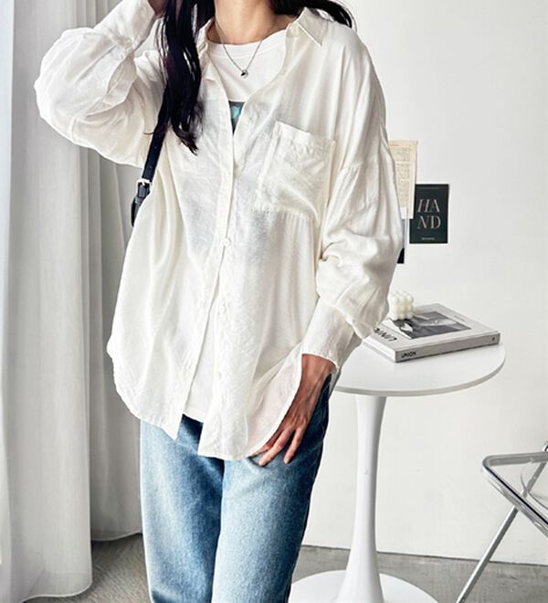 GeeRA（ジーラ）の「アソート柄オーバーサイズシャツ（シャツ）」｜詳細画像