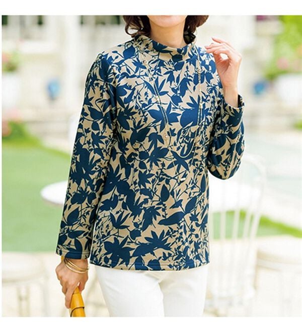 ルフラン（ルフラン）の「華やぐ！上品裏シャギープルオーバー（カットソー）」｜詳細画像