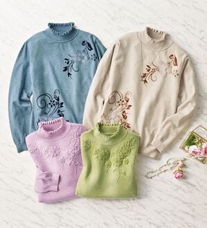 BELLUNA（ベルーナ）の「モチーフデザインセーター（ニット・セーター）」｜詳細画像