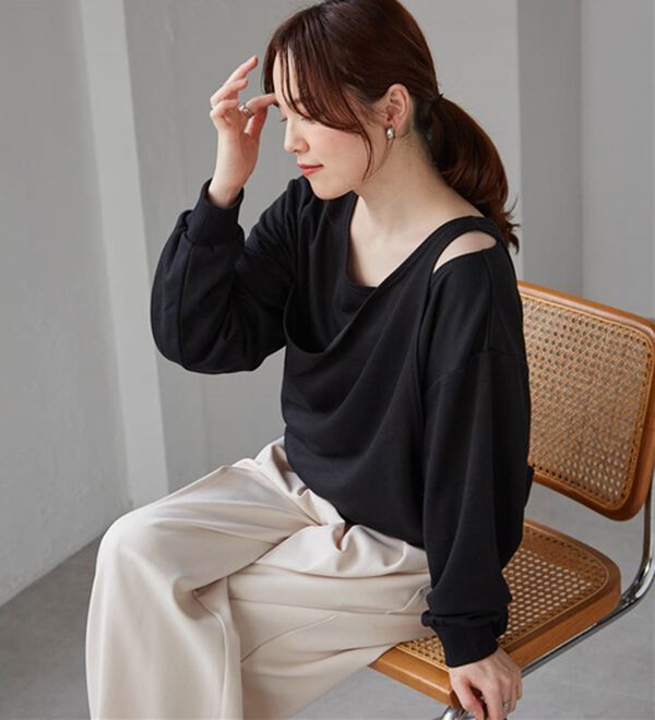 RANAN（ラナン）の「レイヤードデザインスウェット（トレーナー・スウェット）」｜詳細画像