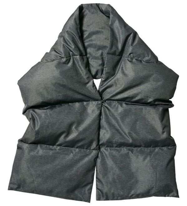 RANAN（ラナン）の「２ＷＡＹダウンストール（ストール・スカーフ・マフラー）」｜杢調グレー