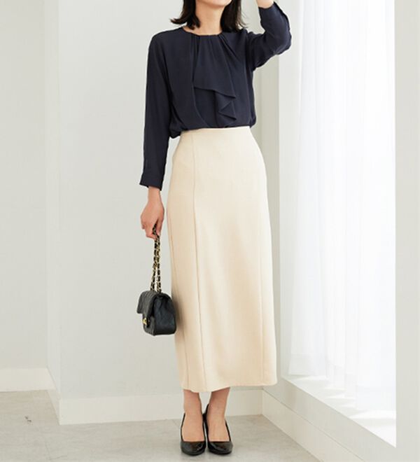 BELLUNA（ベルーナ）の「＜セレモニースタイル＞ボウタイデザインブラウス（ブラウス）」｜詳細画像