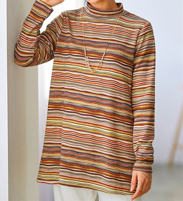 BELLUNA（ベルーナ）の「ふんわり華やぎチュニック（チュニック）」｜詳細画像