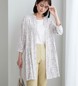 BELLUNA（ベルーナ）の「【接触冷感】レーヨン素材ウエストタック使いワンピース（その他ワンピース）」｜詳細画像