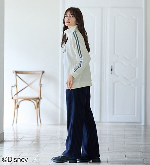 BELLUNA（ベルーナ）の「＜Ｄｉｓｎｅｙ＞【ミッキー＆ミニー】裏毛トラックジャケット（ブルゾン）」｜詳細画像