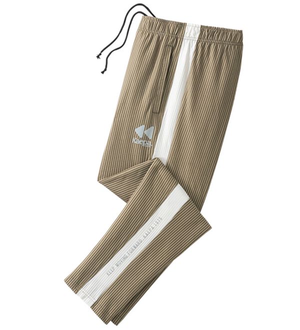 「＜ケイパ＞シアサッカージャージパンツ（メンズフルレングスパンツ）」｜ベージュ