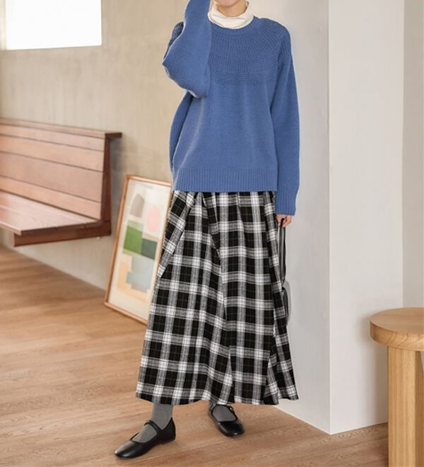 Viola e Viola（ヴィオラ エ ヴィオラ）の「【３つの機能付】求心編みニット（ニット・セーター）」｜詳細画像