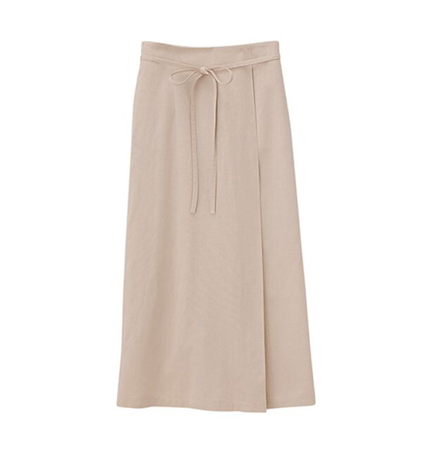 45Rリネンラップ風ツィードスカート 45Rリネンラップ風ツィードスカート WEB限定】リネンブレンド