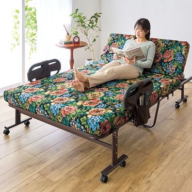 iellio（イエリオ）の「組立簡単寝心地が選べる手動ベッド（ベッド）」