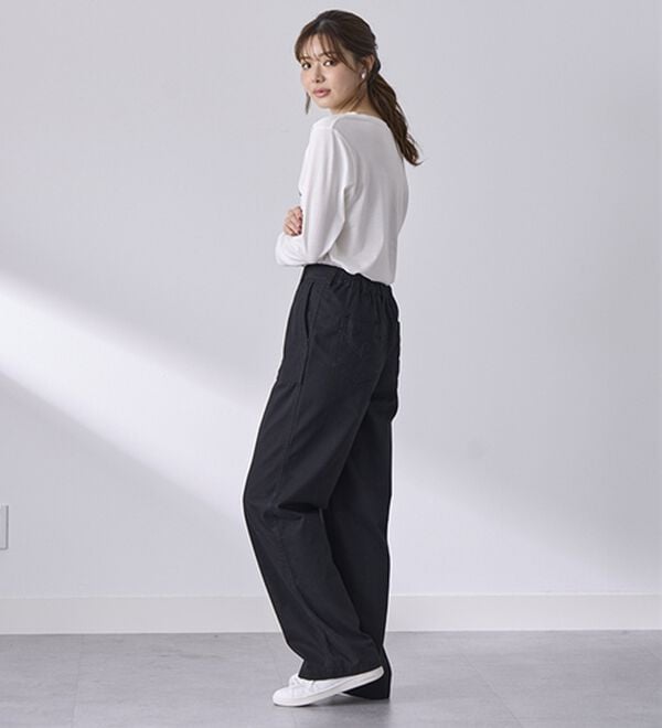 BELLUNA（ベルーナ）の「大人のきれいめベイカーチノパンツ（フルレングスパンツ）」｜詳細画像