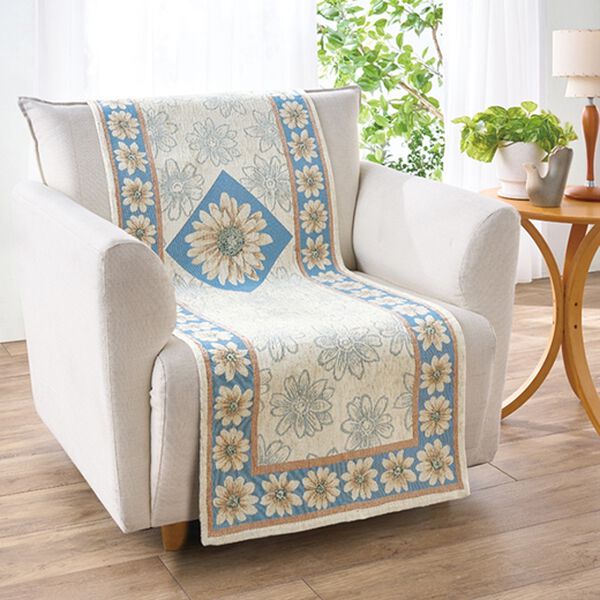 「イタリア製ジャカード織センターカバー「マルゲリータ」（ソファーカバー）」｜詳細画像