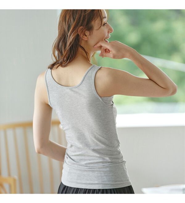 YU'NOW（ユナウ）の「ベーシック汗取りインナー　タンクトップ（肌着・インナーウェア）」｜詳細画像