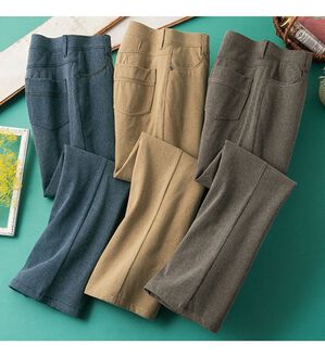 ルフラン（ルフラン）の「【３本組】伸びてラク楽キレイめパンツ（フルレングスパンツ）」｜3本組