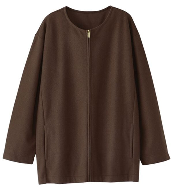 BELLUNA（ベルーナ）の「ウーリッシュ素材ゆったりジャケット（その他ジャケット）」｜詳細画像