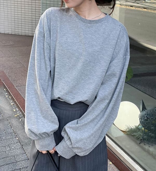 RANAN（ラナン）の「多機能ベーシックオーバーサイズ長袖Tシャツ（Tシャツ）」｜詳細画像