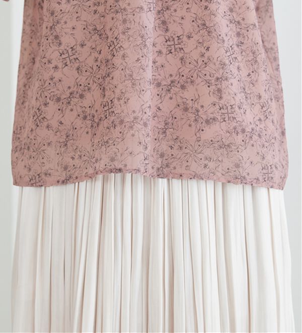 BELLUNA（ベルーナ）の「〈日比谷花壇〉フリル衿シフォンブラウス（ブラウス）」｜詳細画像