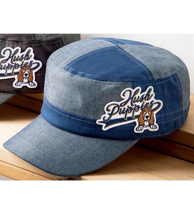 「＜ハッシュパピー＞切替デザインワークキャップ（メンズ帽子）」