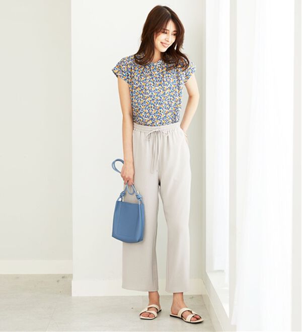 BELLUNA（ベルーナ）の「綿100％フルーツミックス柄ブラウス（ブラウス）」｜詳細画像