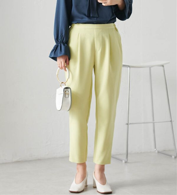 RANAN（ラナン）の「美脚シルエットクロップドパンツ（フルレングスパンツ）」｜詳細画像