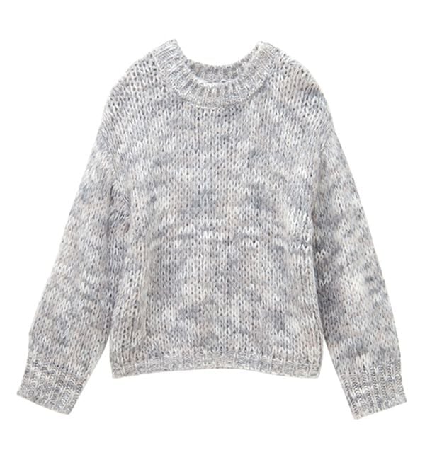 RANAN（ラナン）の「ミックスカラーシャギーニット（ニット・セーター）」｜詳細画像