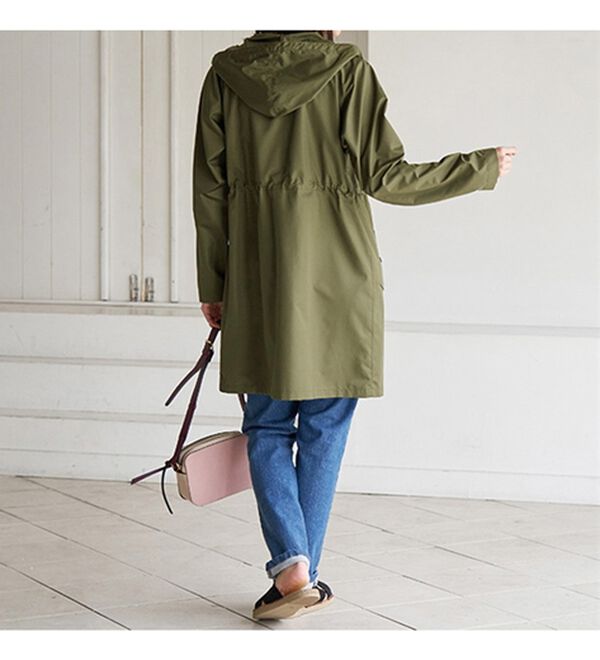 BELLUNA（ベルーナ）の「はっ水！ＵＶ対策ロングコート（ポーチ付）（ハーフコート）」｜詳細画像