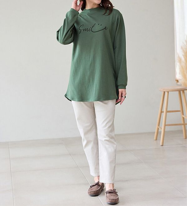 BELLUNA（ベルーナ）の「【メルティポンチ】プリントチュニック（チュニック）」｜詳細画像