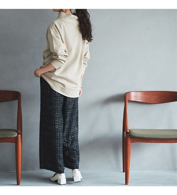 RANAN（ラナン）の「【アンチピリング】裏起毛ハイネックプルオーバー（カットソー）」｜詳細画像