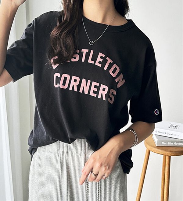 GeeRA（ジーラ）の「【ｃｈａｍｐｉｏｎ】ロゴＴシャツ（Tシャツ）」｜詳細画像