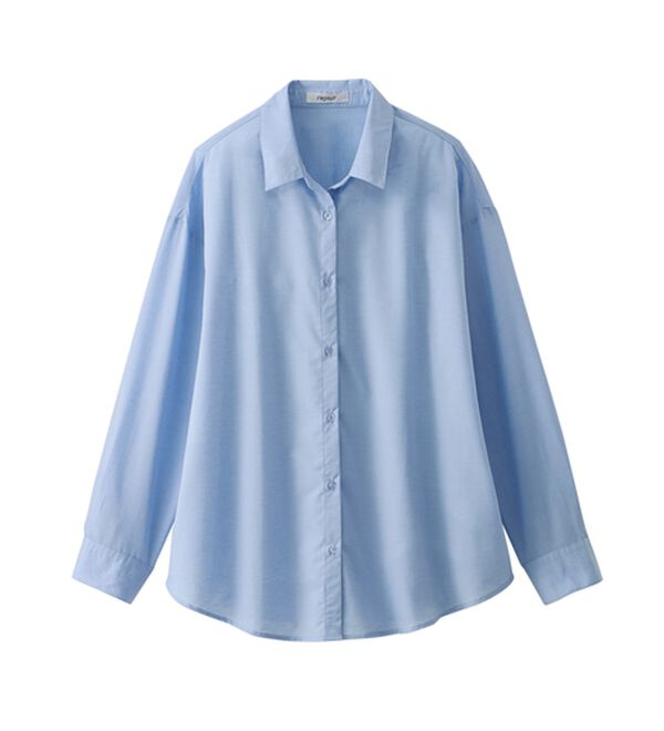 BELLUNA（ベルーナ）の「麻入りイージーケアゆったりシャツ（シャツ）」｜詳細画像