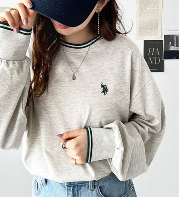 GeeRA（ジーラ）の「【Ｕ．Ｓ．　ＰＯＬＯ　ＡＳＳＮ．】配色ラインロンＴ（カットソー）」｜詳細画像