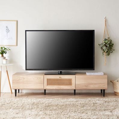 iellio（イエリオ）の「ラタン調テレビ台＜テレビ台・ローボード・テレビボード・90cm・120cm・150cm・収納棚・テレビラック・ＴＶ台・パソコン台＞（リビング収納）」