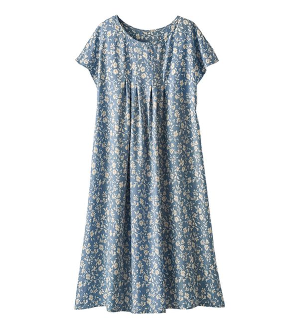 BELLUNA（ベルーナ）の「レーヨン素材タックデザインワンピース（その他ワンピース）」｜詳細画像