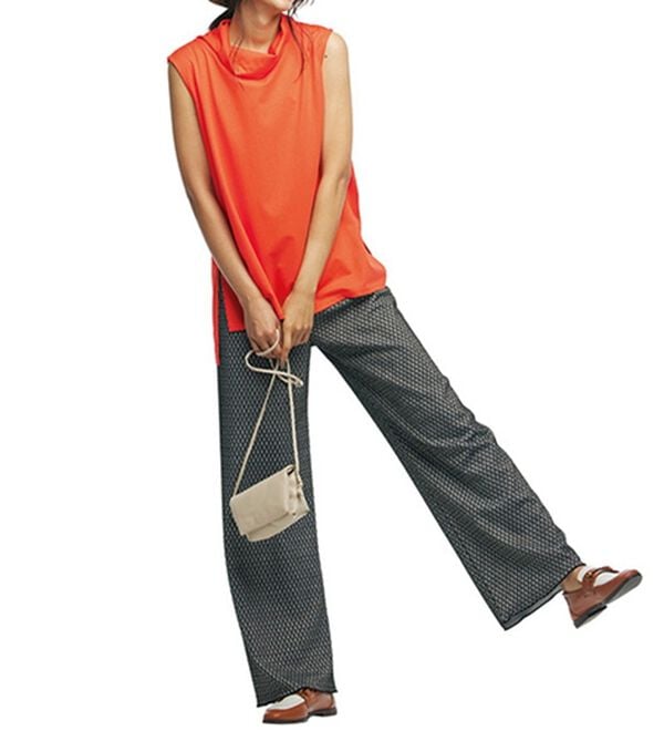 RANAN（ラナン）の「スリーブレスハイネックプルオーバー（カットソー）」｜詳細画像