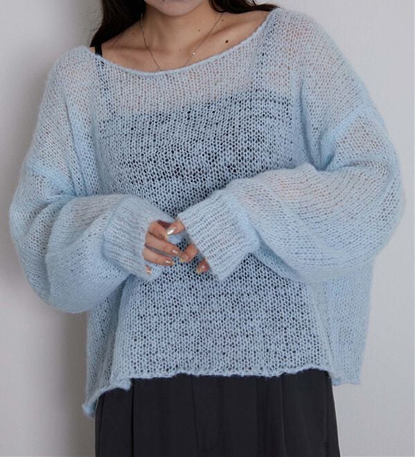 RANAN（ラナン）の「モヘアライクローゲージニット（ニット・セーター）」｜詳細画像