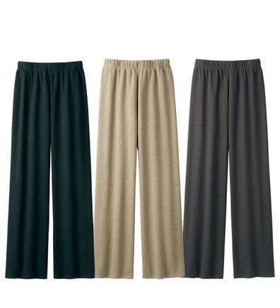 ルフラン（ルフラン）の「【３本組】すとんと落ちるリラクシーパンツ（その他パンツ）」