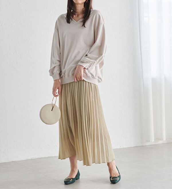 RANAN（ラナン）の「バックギャザーデザインスウェット（カットソー）」｜詳細画像