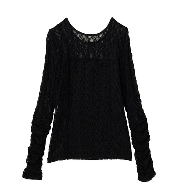 sacaiレイヤードパッチワークレースカットソー 矢田 亜希子】 sacai サカイ 2020SSレース カットソー Tシャツ プル
