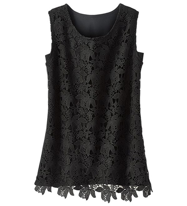 こっそり汗対策！抗菌防臭レース使いタンクトップ - ベルーナ【公式】