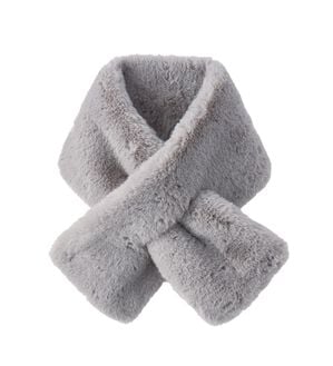 BELLUNA（ベルーナ）の「ふわふわファーマフラー（ストール・スカーフ・マフラー）」｜ライトグレー