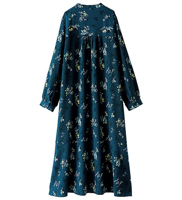 BELLUNA（ベルーナ）の「花柄プリント楊柳素材ワンピース（プリントワンピース）」｜詳細画像