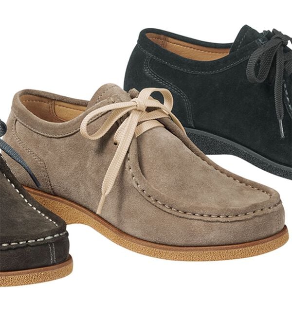 「＜レッドウッドリバー＞やわらか牛革カジュアルシューズ（メンズスニーカー）」｜サンド