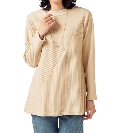 ルフラン（ルフラン）の「切替デザインプルオーバー（カットソー）」