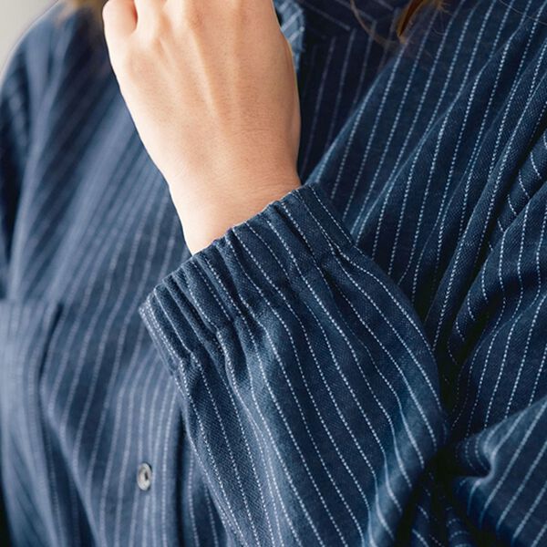 BELLUNA（ベルーナ）の「動きやすい！バンドカラーシャツチュニック（チュニック）」｜詳細画像