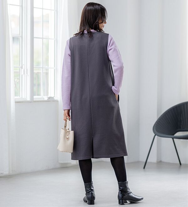 BELLUNA（ベルーナ）の「【静電気防止】ニットが苦手な方にも優しいプルオーバー（カットソー）」｜詳細画像