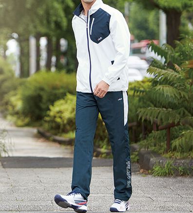 「＜フィラ＞裏フリースアクティブウインドスーツ（メンズルームウェア）」