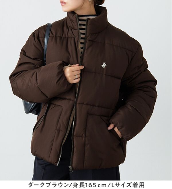 Viola e Viola（ヴィオラ エ ヴィオラ）の「【ビバリーヒルズポロクラブ】男女兼用フェイクダウンコート（ハーフコート）」｜詳細画像